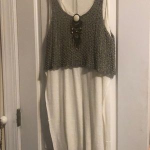 Free People Long Double Tank